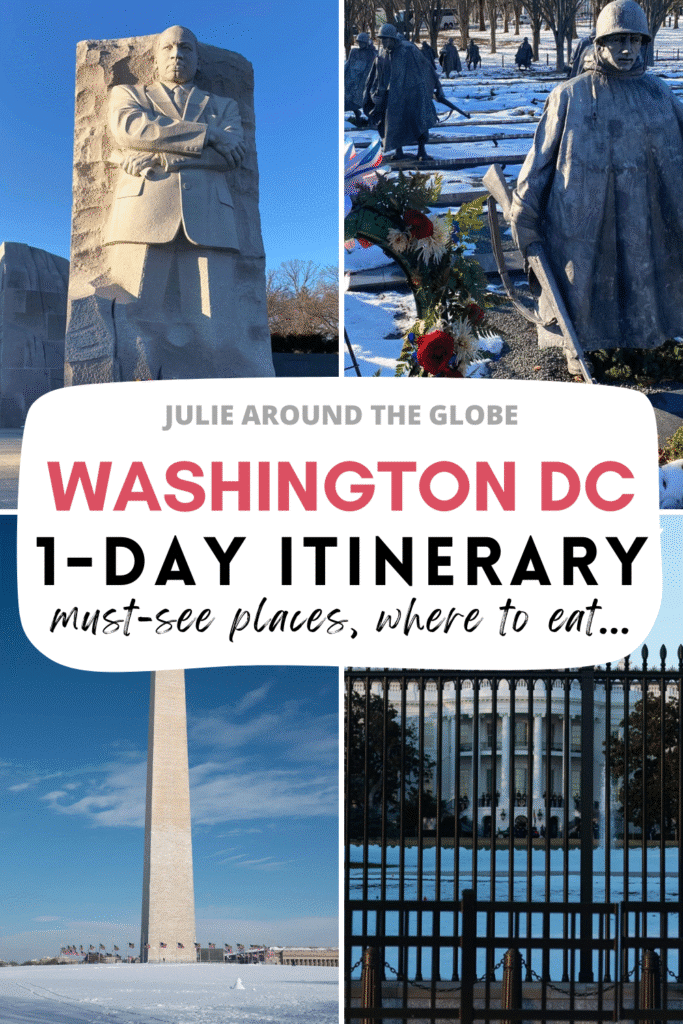 Washington DC 1-day itinerary