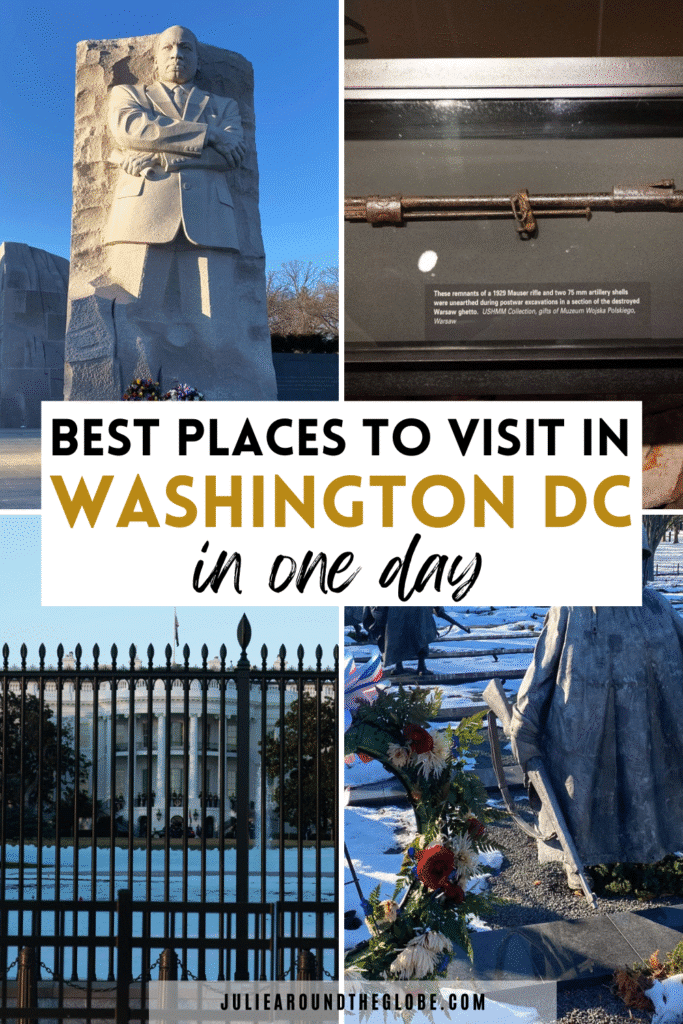 Washington DC 1-day itinerary