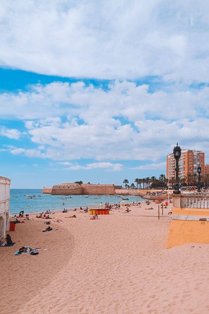 Playa de La Caleta, Cadiz, Spain