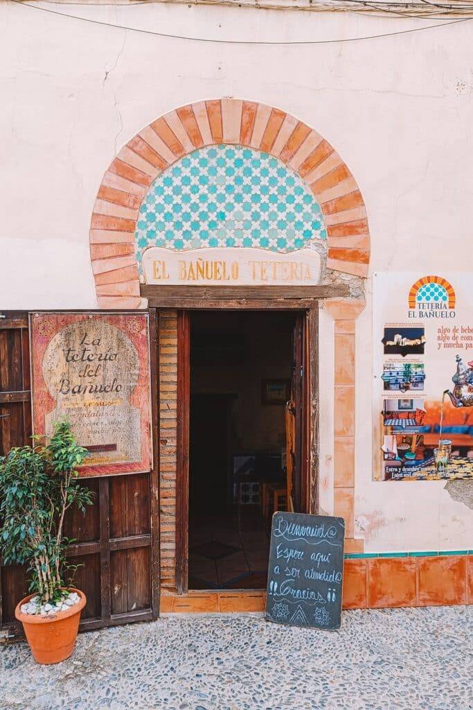 Traditional tea shop, Granada, Spain