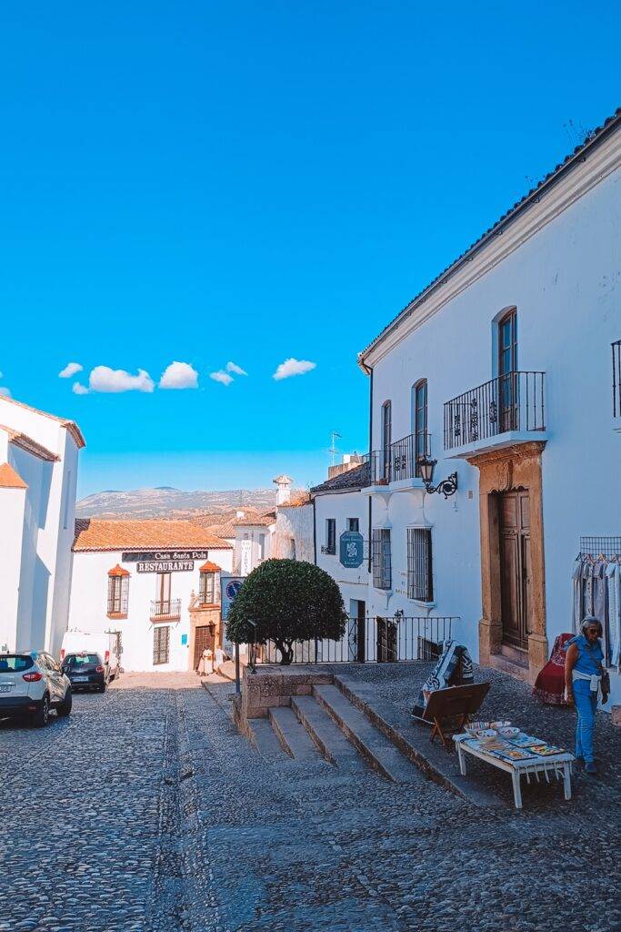 Small street in Ronda, Spain