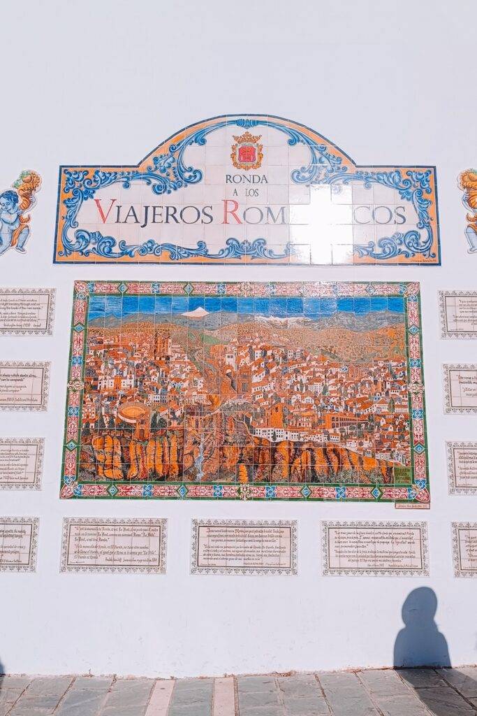 Tiled Map of Ronda, Spain