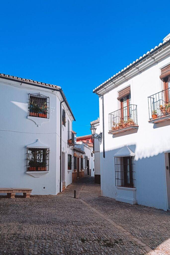 Small street in Ronda, Spain