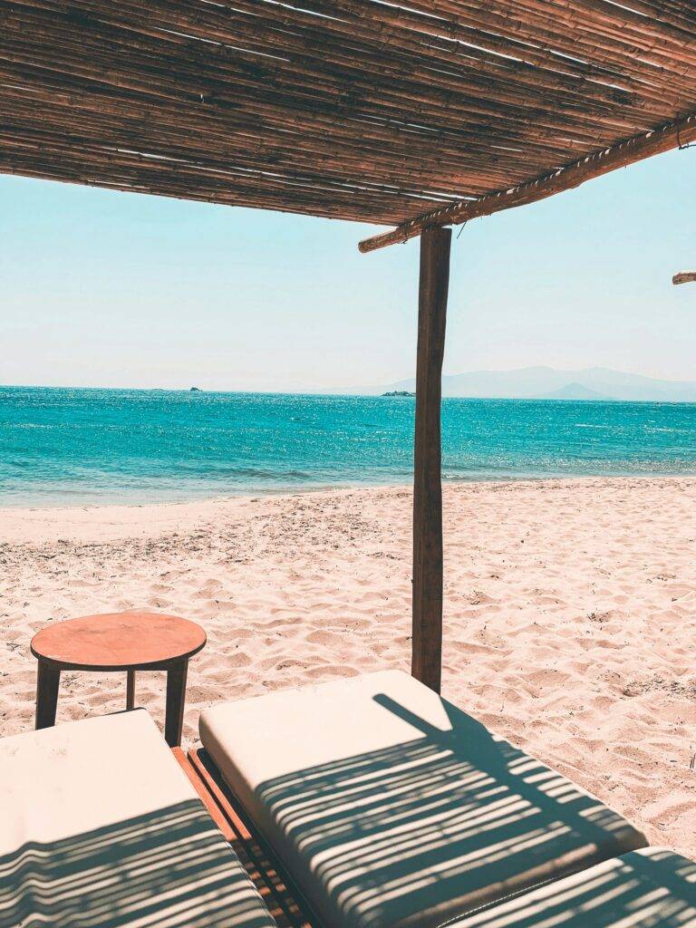 Beach in Naxos, Greece