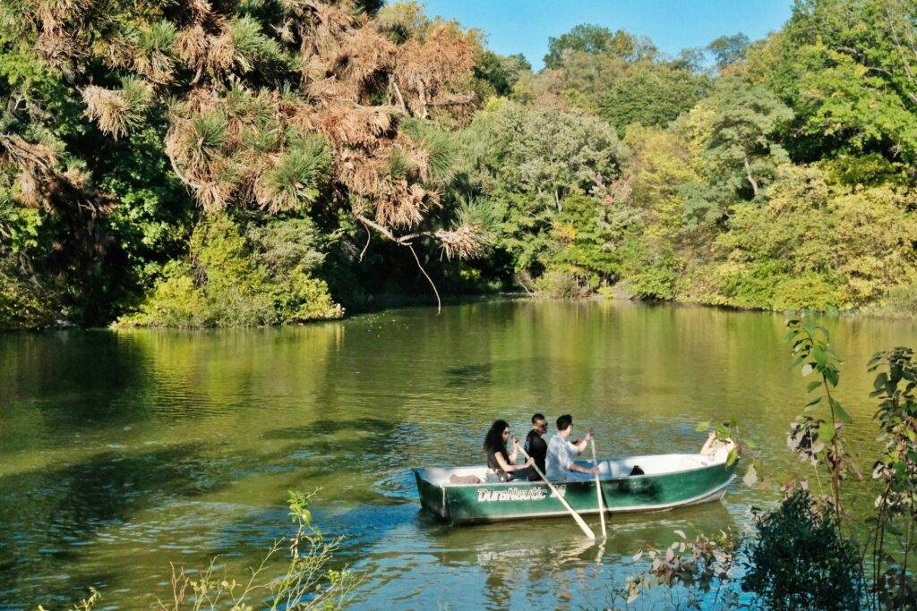 Boat in Central Park, NYC