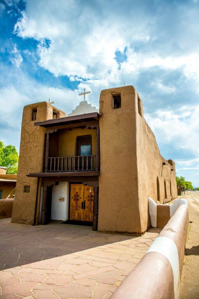 San Geronimo Catholic Chapel in Taos Pueblo, New Mexico