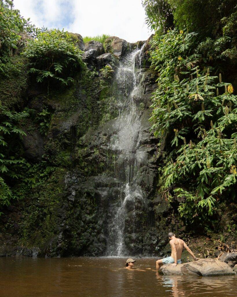 Waterfall, Azores, Portugal