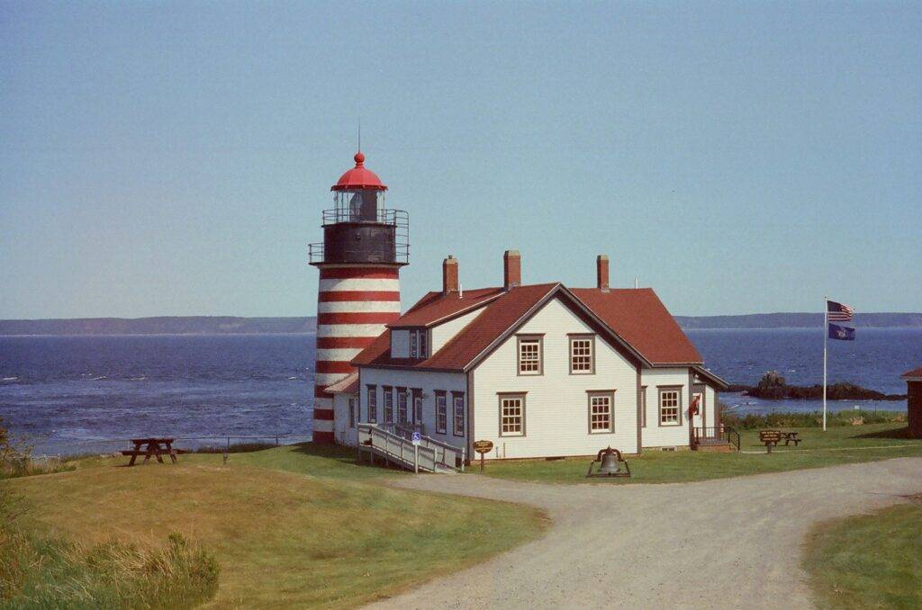West Quoddy Head Lighthouse, South Lubec Road, Lubec, ME, USA