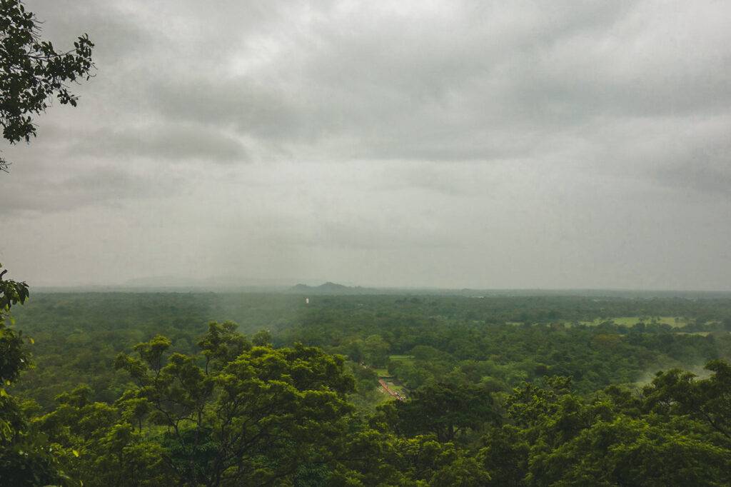View from the top of Sigiriya Rock, Sri Lanka