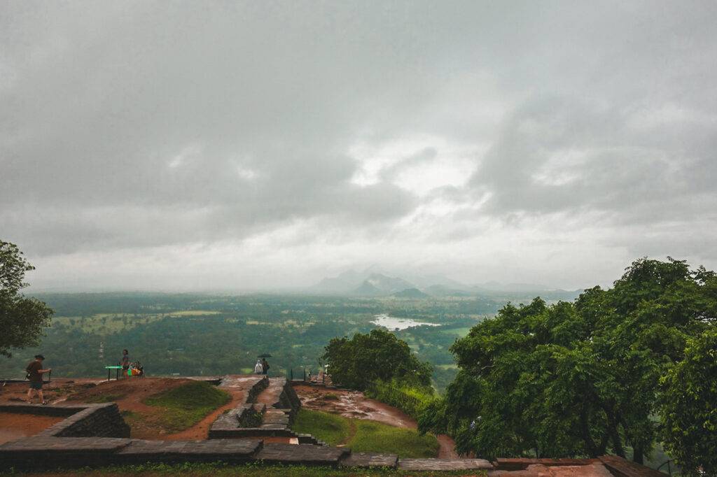 View from the top of Sigiriya Rock, Sri Lanka
