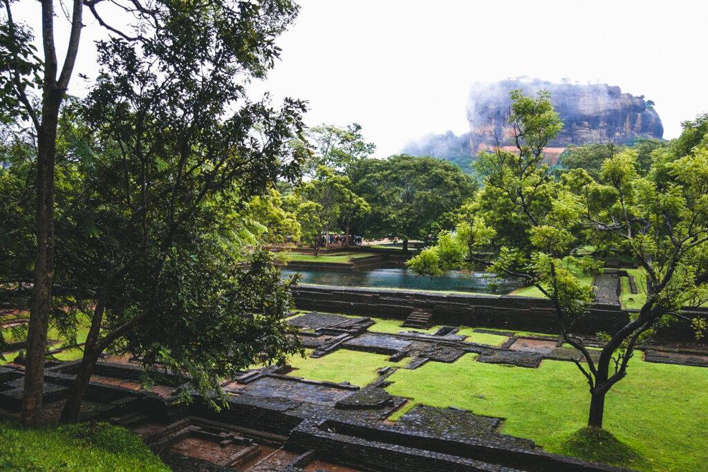 Gardens, Sigiriya Rock Fortress, Sri Lanka