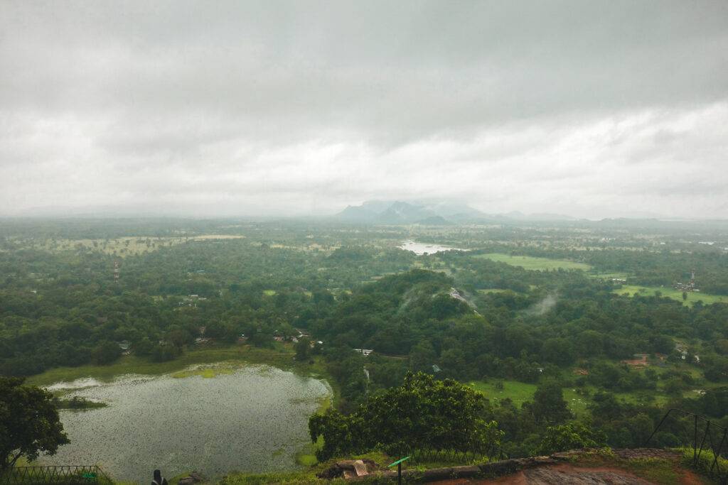View from the top of Sigiriya Rock, Sri Lanka